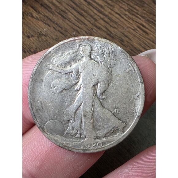 1920 S Walking Liberty Half Dollar Scarce Semi Key Date Silver Walker Coin 3 - Picture 11 of 16